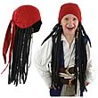 POTC Jack Sparrow Headscarf with Dreadlocks